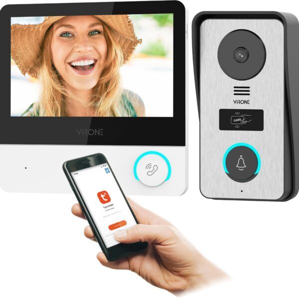 WIDEODOMOFON VIRONE VDP-67 FullHD, czytnik RFID, TUYA-1