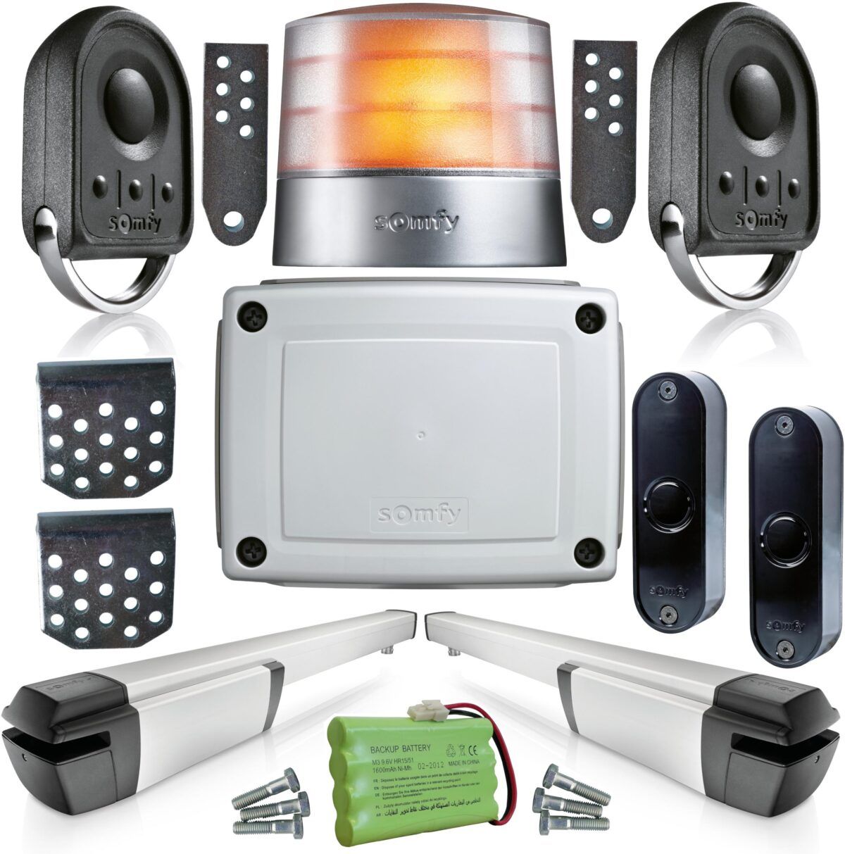 Zestaw Somfy Ixengo L 24V RTS Comfort Pack (1216555) do bram skrzydłowych-1