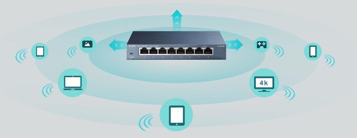 SWITCH TP-LINK TL-SG108-3