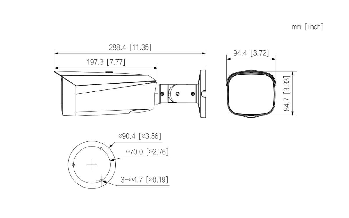 KAMERA IP TIOC DAHUA IPC-HFW3549T1-ZAS-PV-27135-5